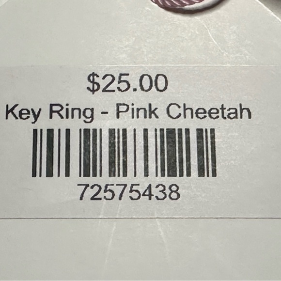 Cheetah print key ring - Picture 2 of 4